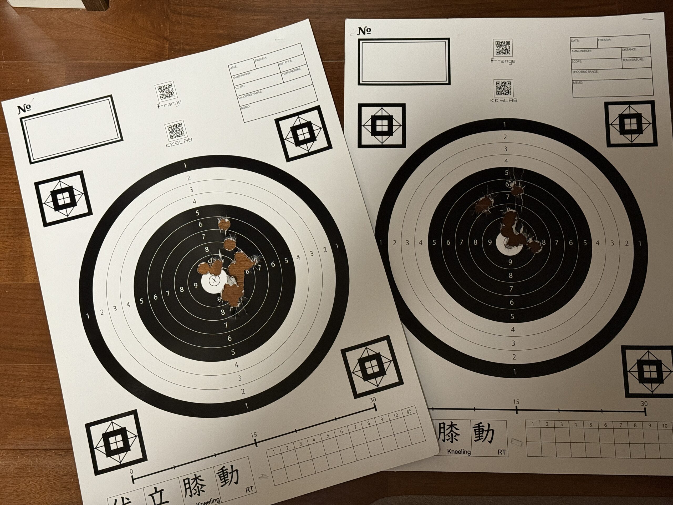 カカシ的を2700Dで委託で撃った的
