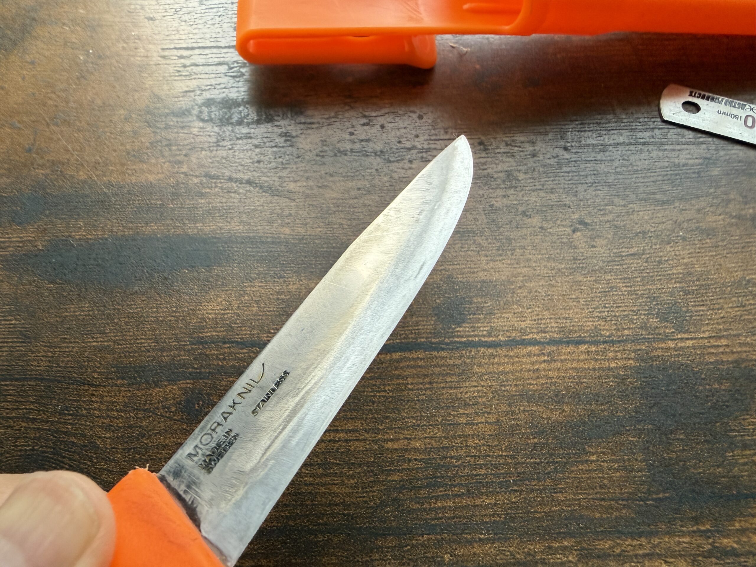 コンベックスに加工したモーラナイフコンパニオン