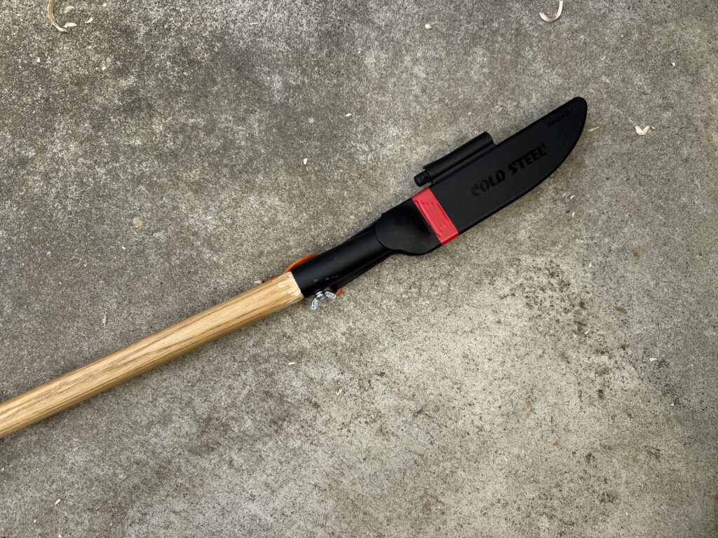 ブッシュマンで作った槍